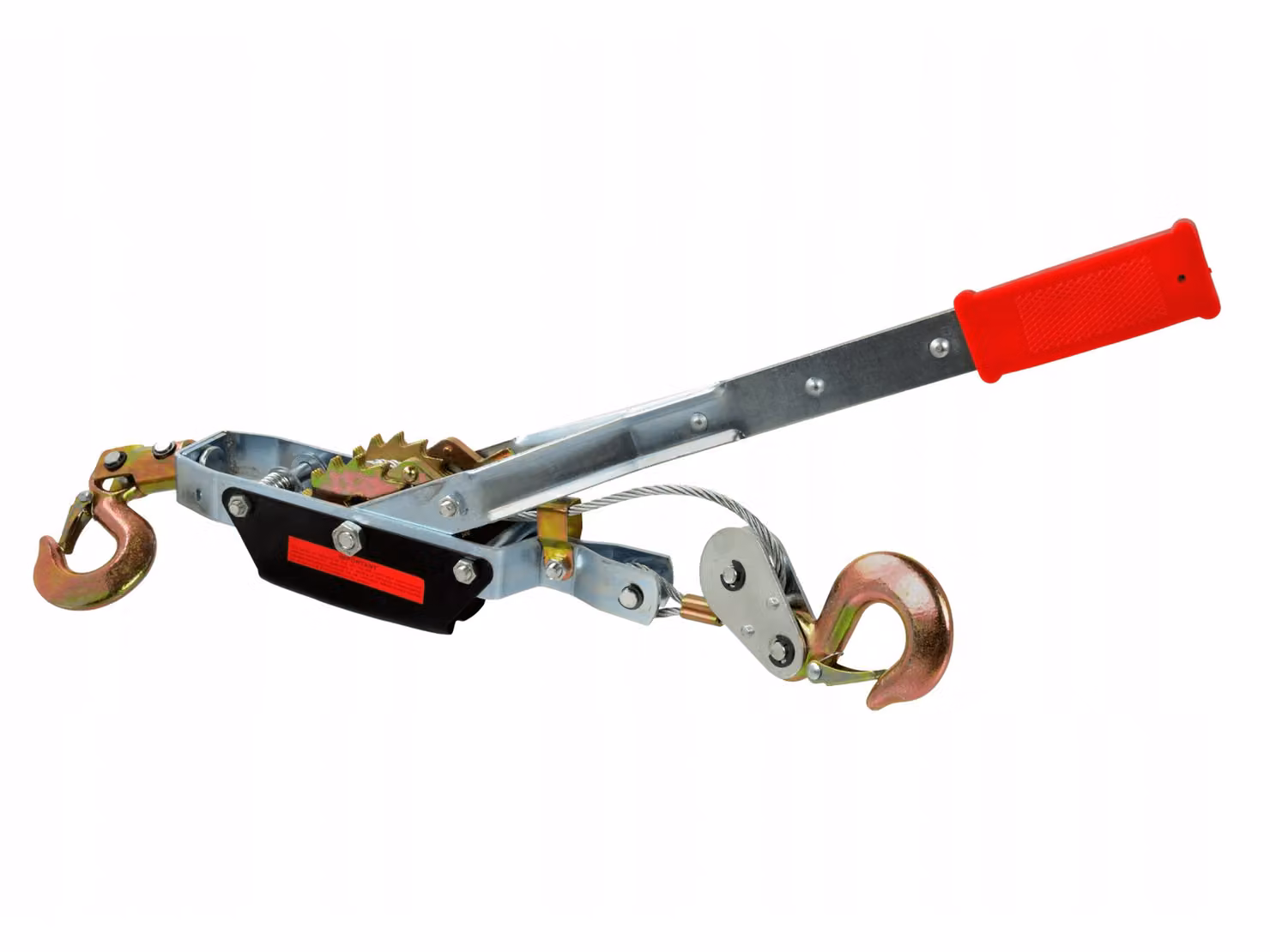Cinghia a cricchetto con 2 ganci, di ancoraggio con tenditore, fissaggio, fino a 4000 kg, lunghezza 2, 5 m Geko