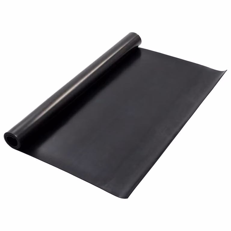Tappeto in gomma vidaXL nero per giardino e terrazza, L 120 cm x P 200 cm