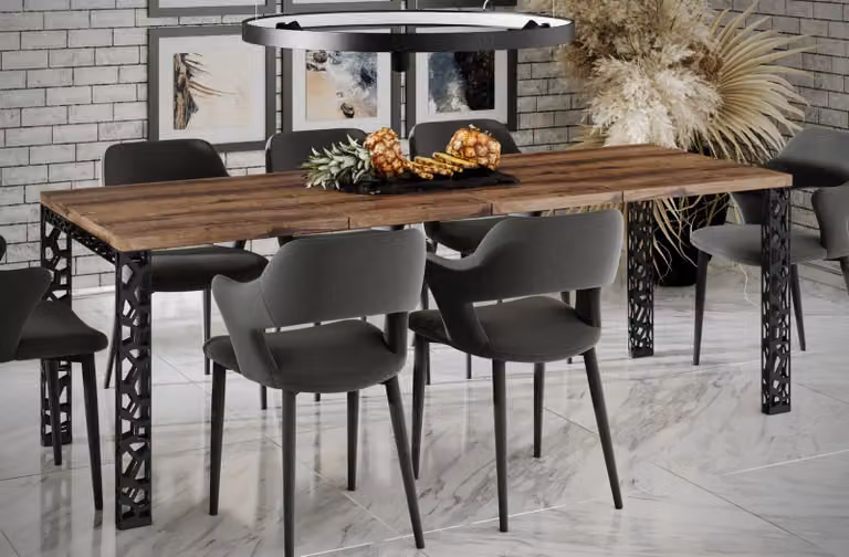 Tavolo pieghevole MATIO 130(265)x80 rovere monastero