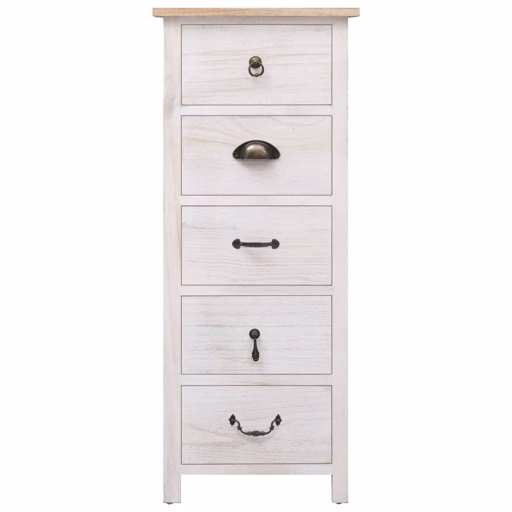 Mobiletto 35x25x87 cm in Legno di Paulownia