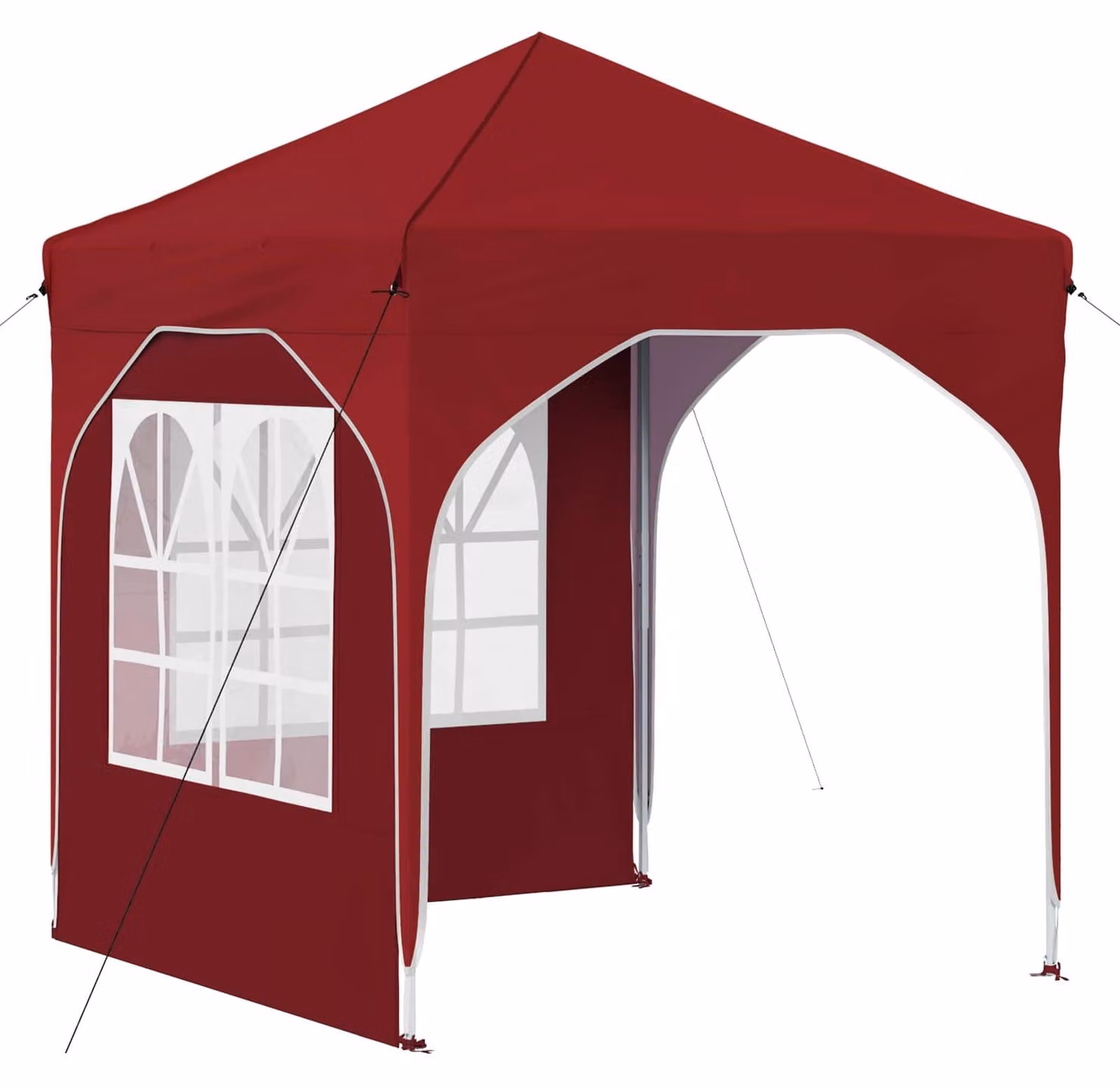 Tenda per feste a pop-up 192 x 192 x 245 cm Borgogna