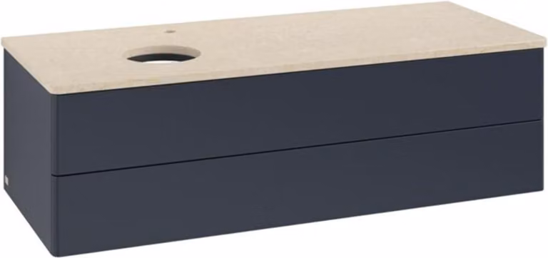 Mobiletto V&B senza struttura frontale, con illuminazione Antao 120x36x50cm, HL, WBP botti., md b m Lac