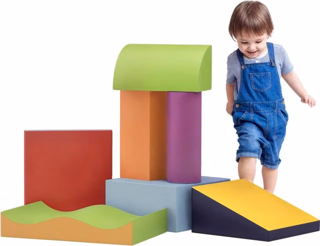 Parco Giochi in Schiuma EPE Multicolore zephmum per Bambini con Elementi Impilabili