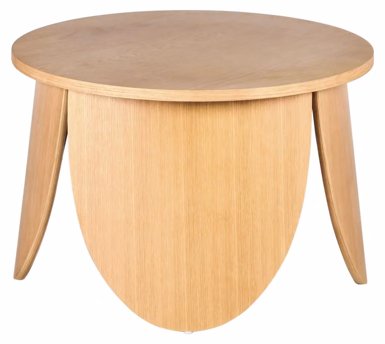 Selsey Vivially - Tavolino rotondo, effetto rovere, Ø 60 cm