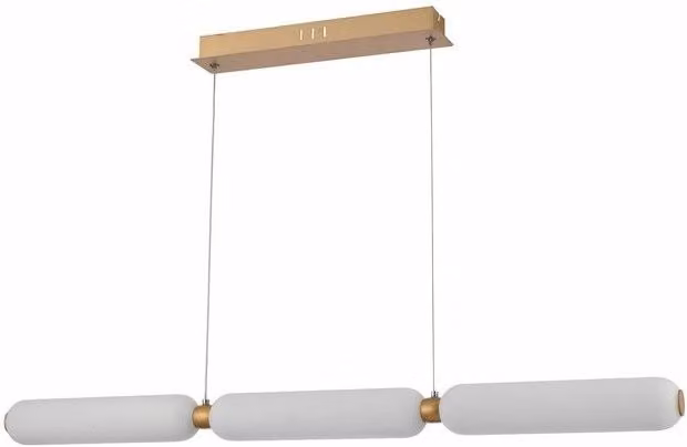 Lampada a sospensione Catkin Reality Leuchten oro e bianco con 3 luci LED