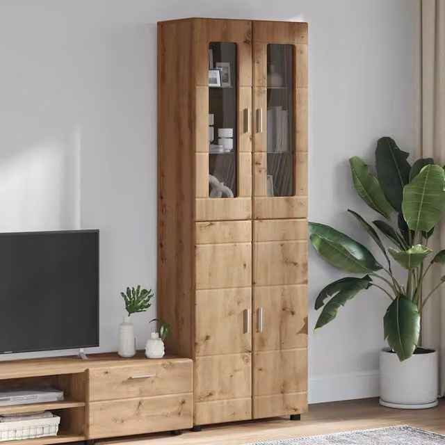 Credenza FLORIN 60 x 35 x 182 cm Rovere artigianale 3397923