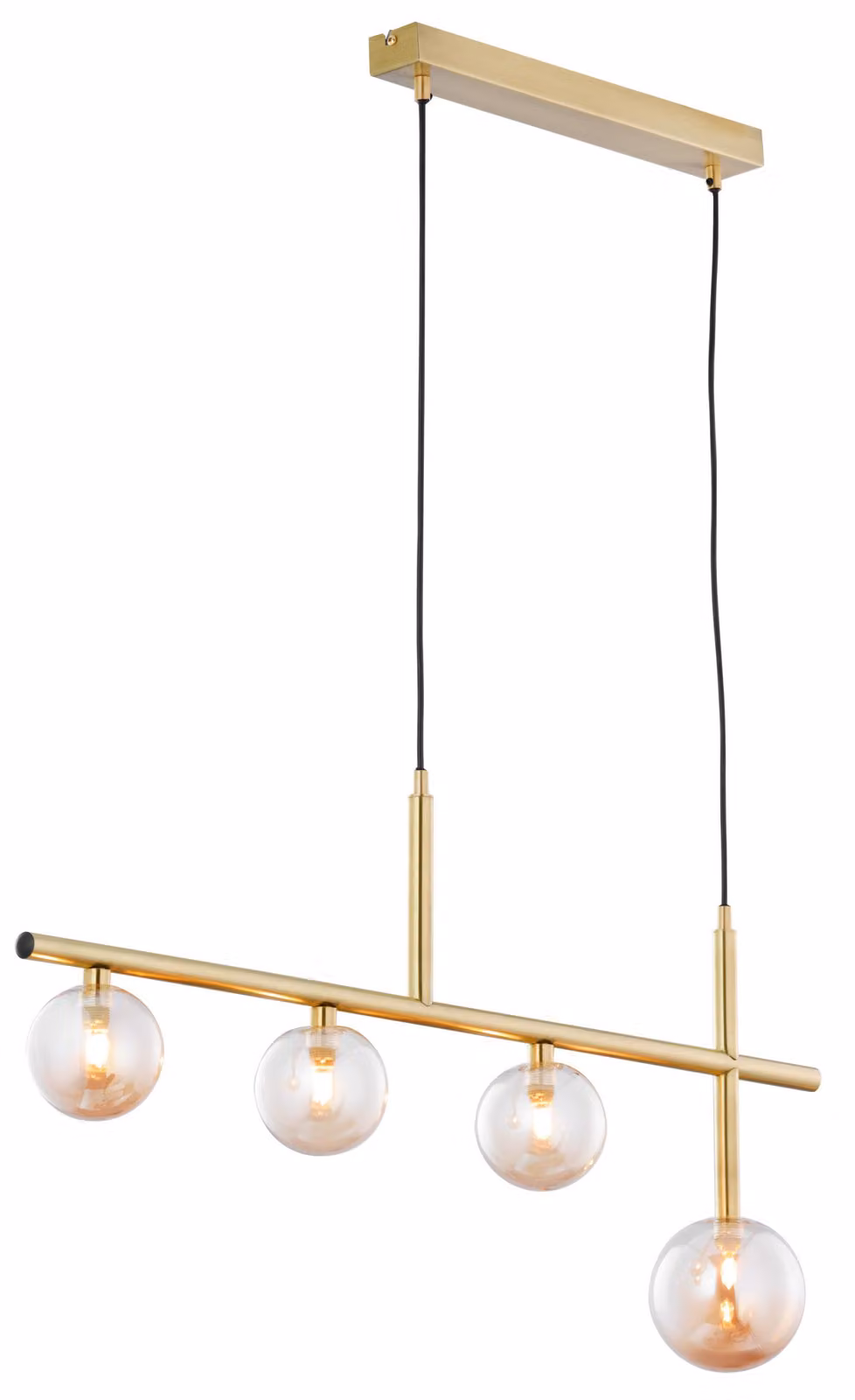 Lampada a sospensione NEPTUN in ottone 4xG9x8W in metallo, dimensioni: 90x86x12 cm, IP20 Jupiter