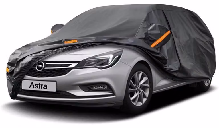 Copertura per auto impermeabile e traspirante, compatibile con Opel Astra (2004-2025), colore nero