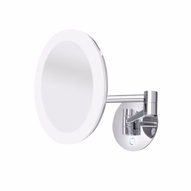 Specchio cosmetico a LED con illuminazione Ø 200,50 mm