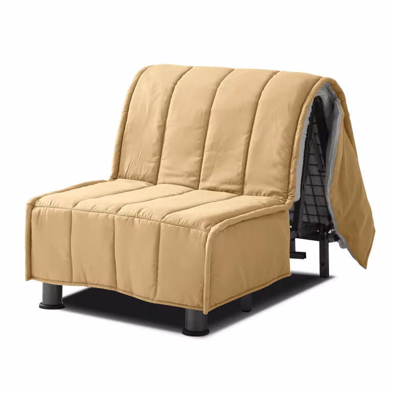Copertura Divano Letto + Cuscini EVENING 80x190 cm Beige