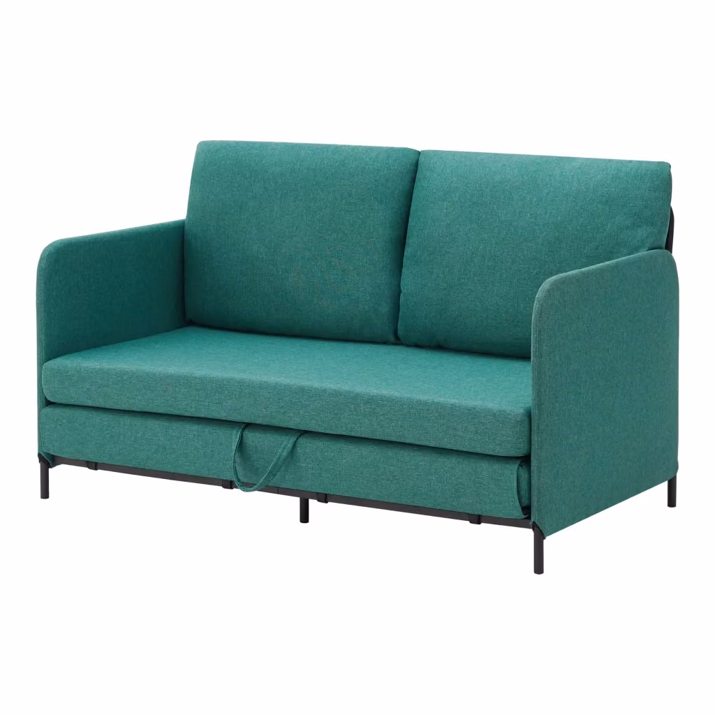 Divano Letto Estensibile Soini en.casa Verde 1 Piazza e Mezza – 2