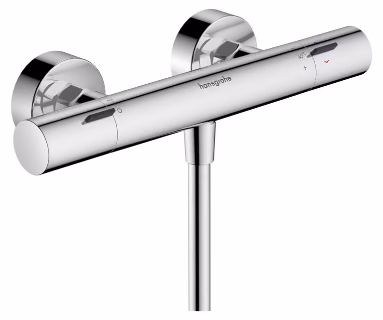 hansgrohe Ecostat Fine Thermostat de douche, apparent, 1 consommateur, 13324340, 13324340