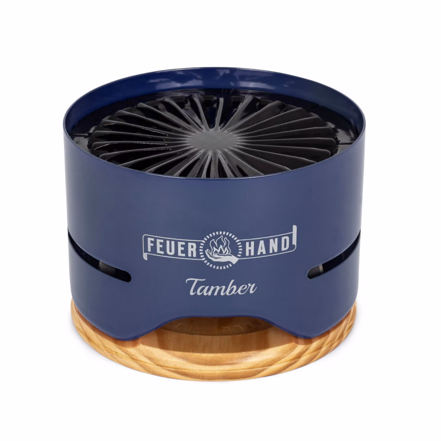 Firehand - Griglia da tavolo Tamber - Blu - 20x20x14cm