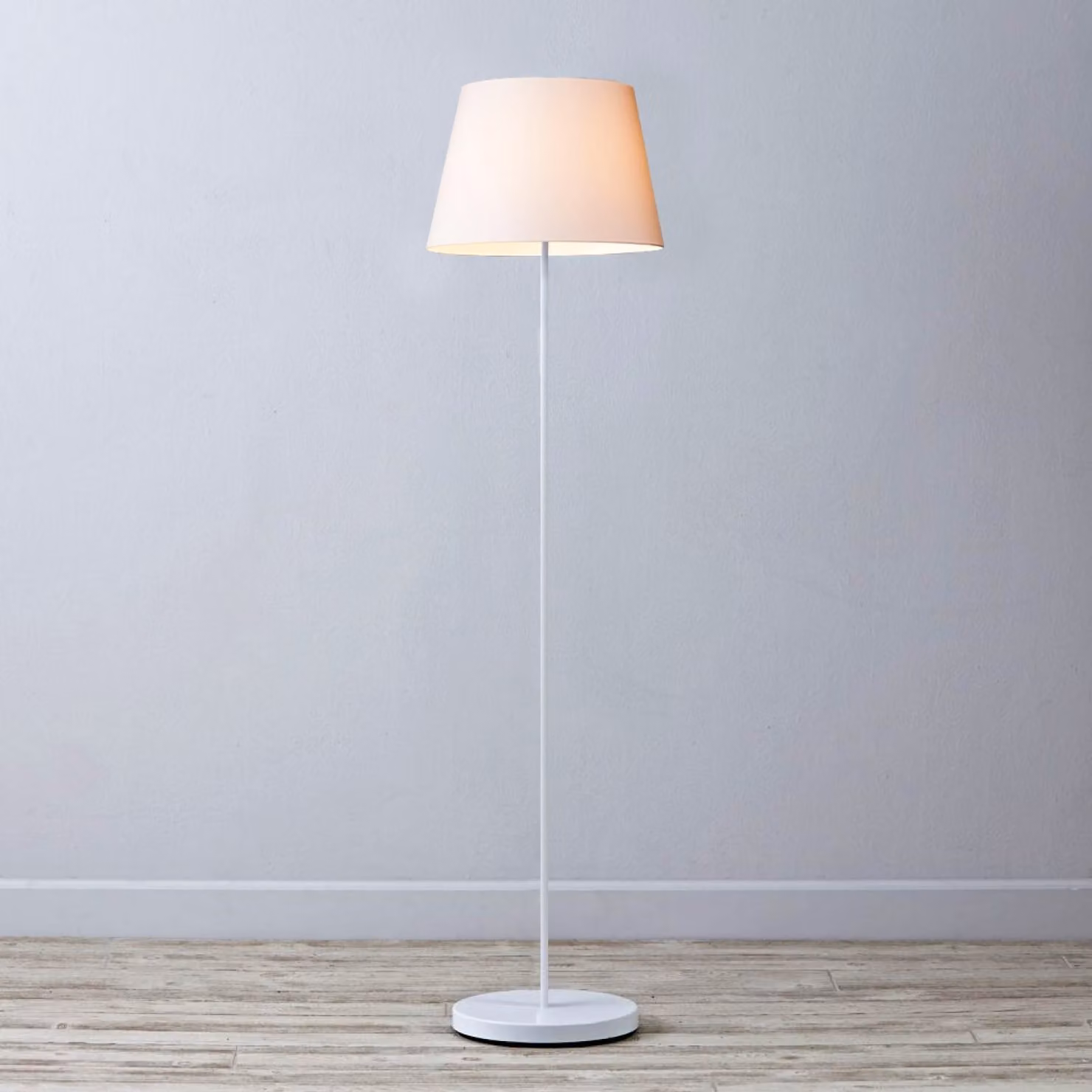 Opviq, AYD-3509, lampada da terra, crema, metallo, 35 x 35 x 145 cm