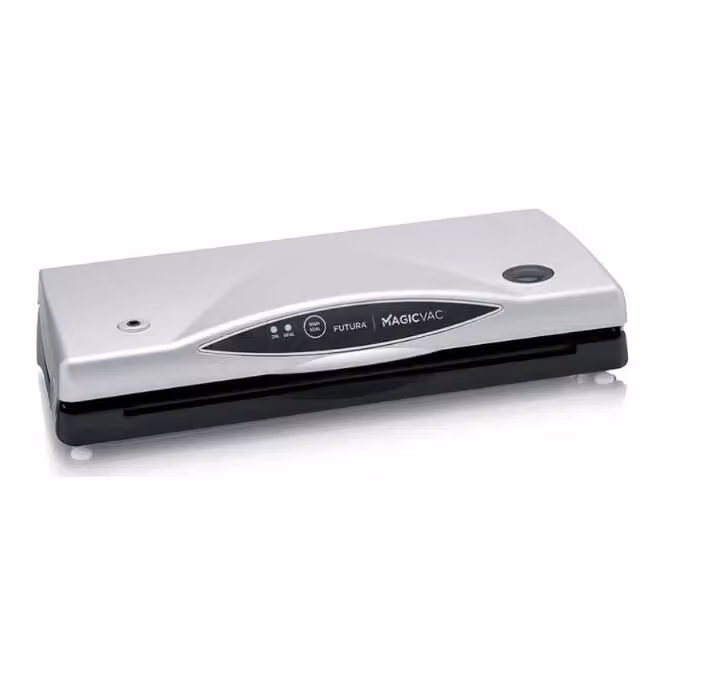 Magic Vac VB02PK1 Futura Macchina Sottovuoto 140 W 800 mbar con Ciclo Automatico e Manuale e Barra Saldante 30 cm, Nero Grigio Argento – 2