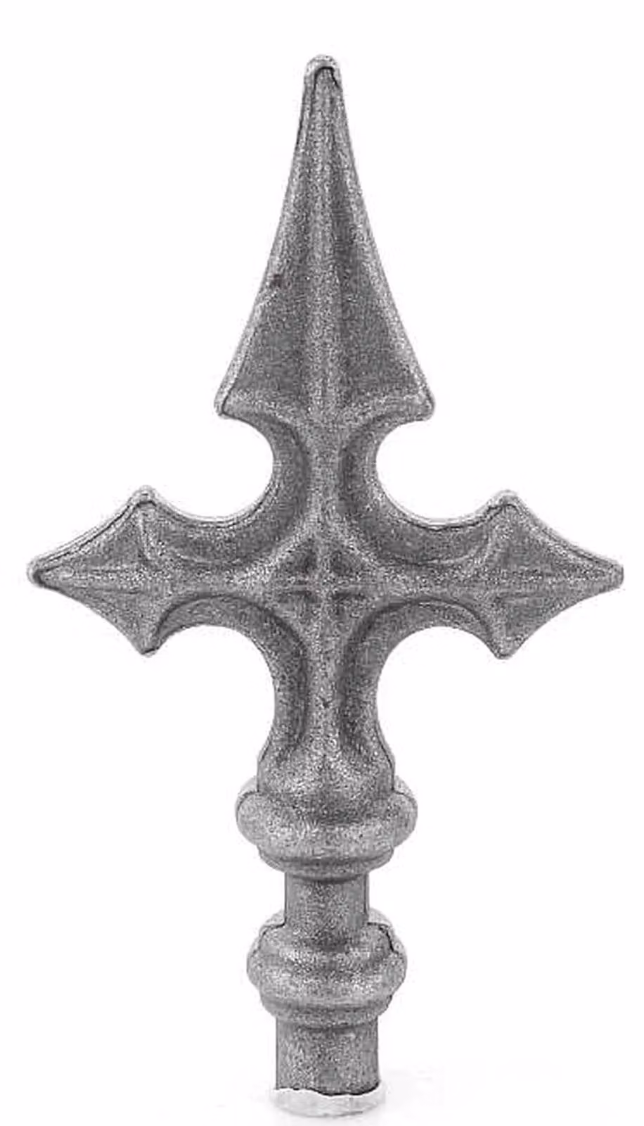 LogistSystem 1 pz. Punte decorative in metallo - 160x90 mm (AxL) / Base: ∅ 16 Decorazione per recinzione 40.100