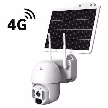 PTZ, PT18, 4G, Solar, RobiCam, Ultra HD, 4MP, batterie integrate, pannello solare removibile, registrazione su scheda di memoria e cloud