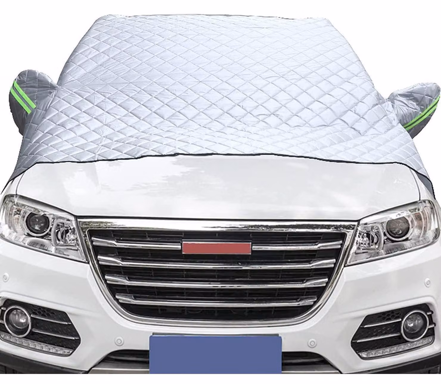 Copertura protettiva antigelo per auto, adatta a metà garage, dimensioni 145x245 cm, universale, adatta a SUV, utilizzabile tutto l'anno