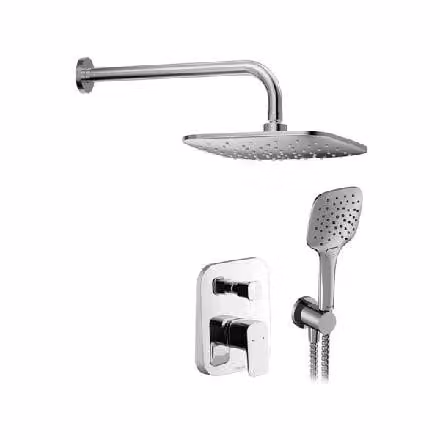Sistema doccia con doccetta e soffione RAVAK 10° Free cromo X07S012