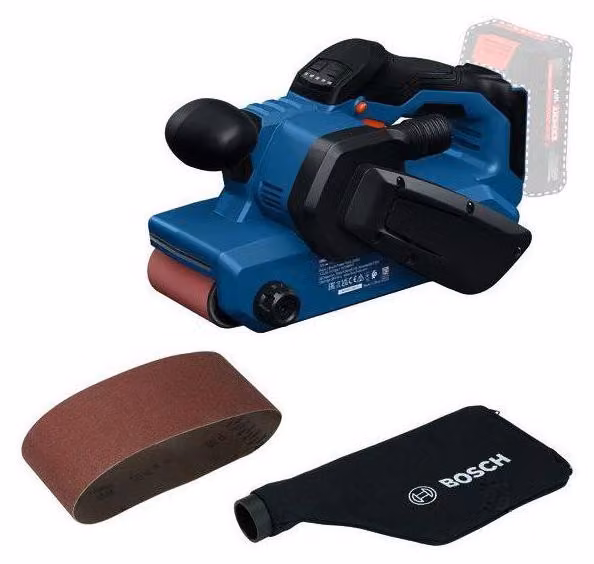 Levigatrice a nastro cordless BOSCH PROFESSIONAL GBS18V-75, 18V, 320 giri/min, senza batteria né caricabatterie
