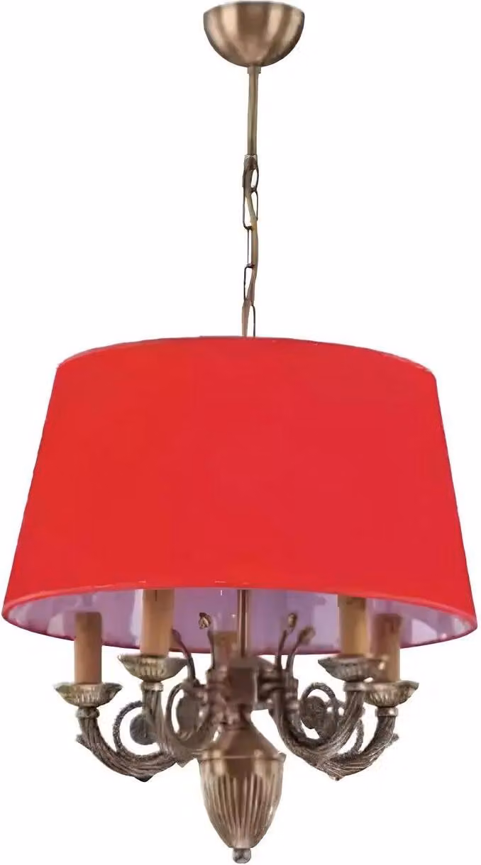 Kronleuchter Klassische Leuchten Lampen Lampe Gold 50x80 Rot