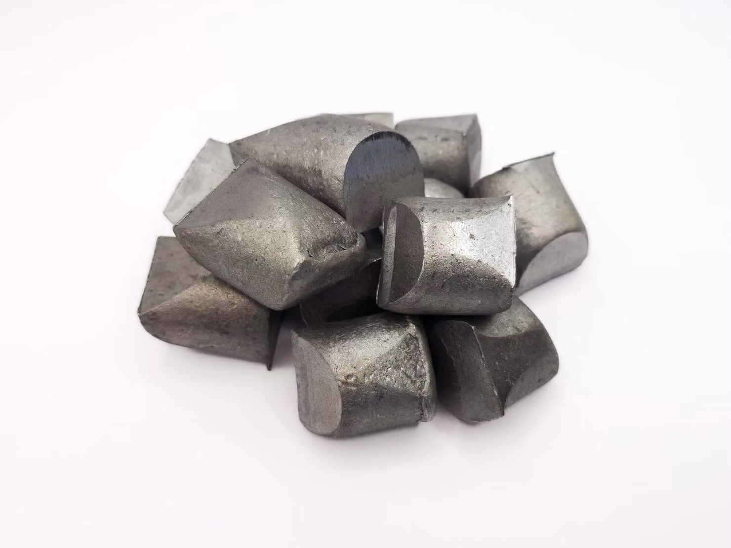 Ferro Fe 99,9, fornito in pezzi da 150 g, peso: 500 g