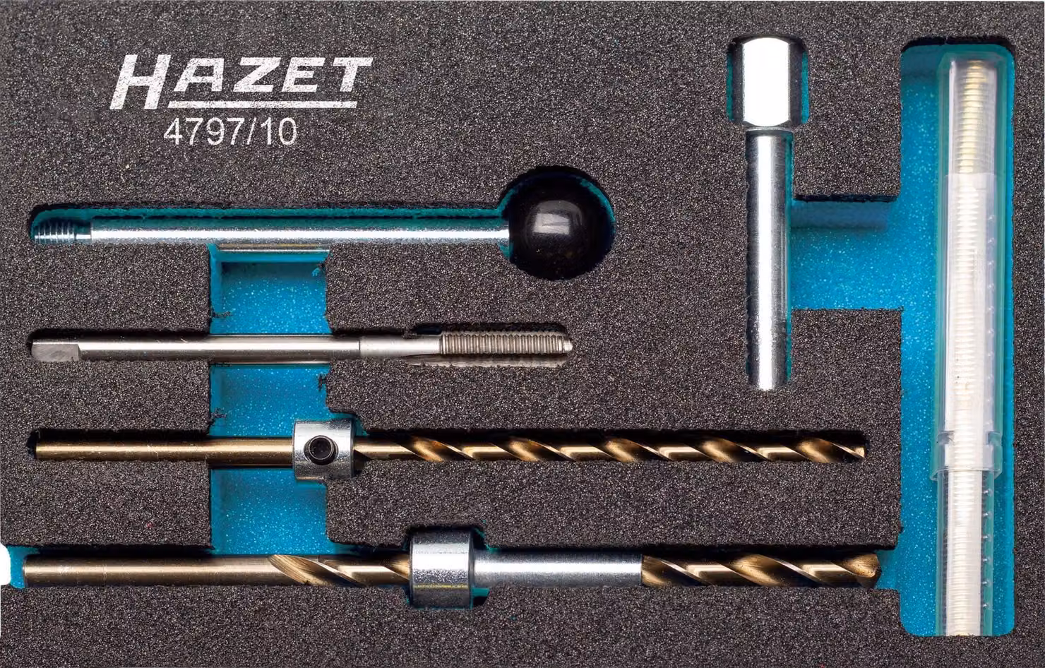 Set di riparazione della filettatura Hazet per la vite di fissaggio dell'iniettore 4797/10