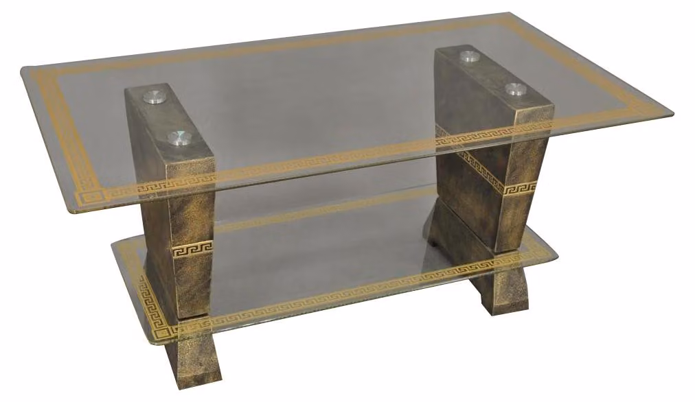 Design Medusa Couchtisch Glastisch Tisch Beistell Tische Couch Klassisch XXL