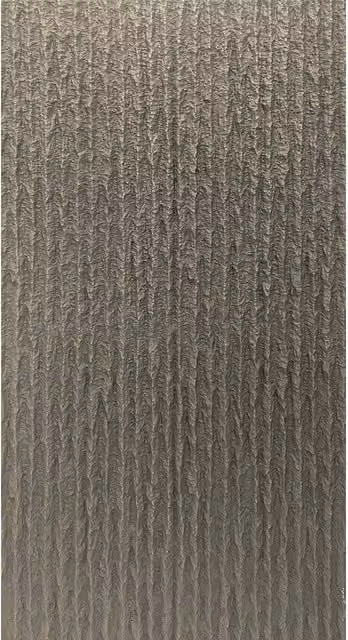 Set di 12 pannelli decorativi Ossidana per rivestimento murale 3D effetto pietra graffiata in PU, colore grigio, copertura 8,6 mq, L: 120 cm, P: 60 cm, H: 2,5 cm