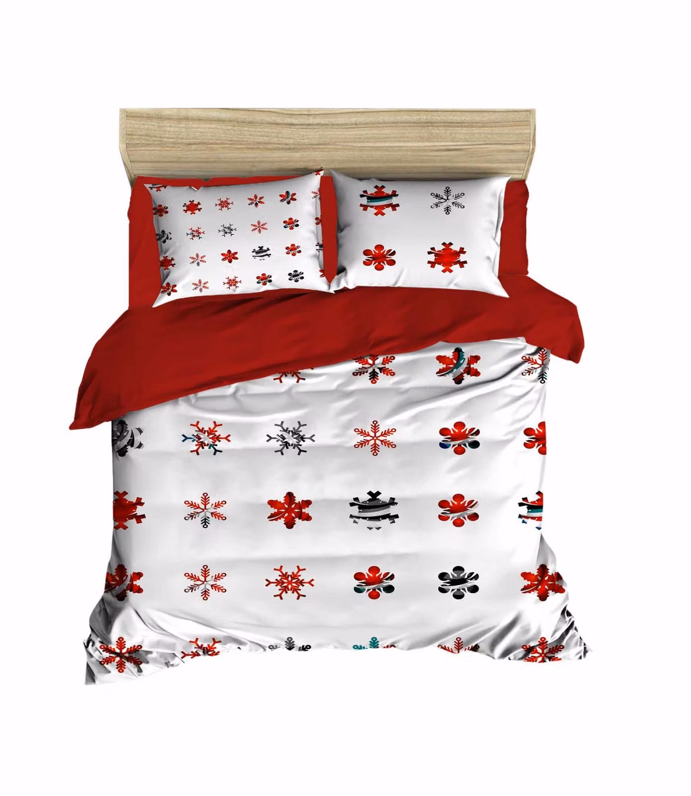 L'Essentiel Linge de Maison, Adal- PRL5127, Rosso, Copripiumini, parte superiore del copripiumino e federa: 100% microsatinato di poliestere