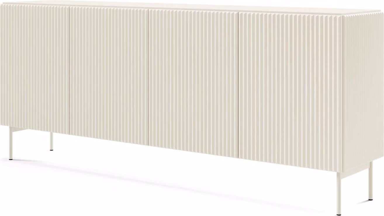 Credenza FURNLUX Muti Beige 195 cm / Colore principale: beige / Dimensioni: 195 x 81 x 40 cm