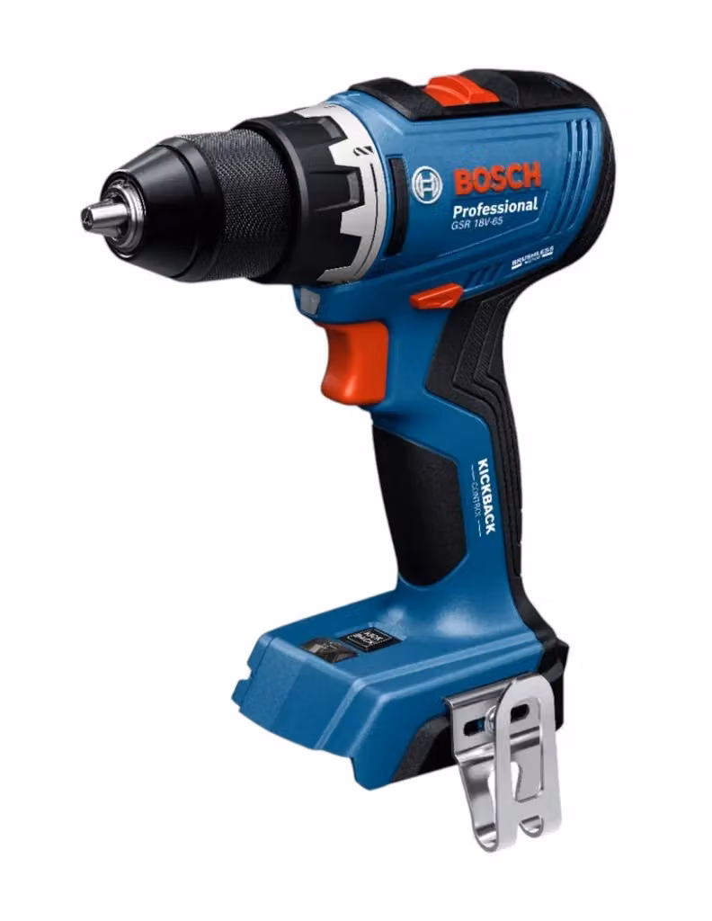 Trapano a percussione Bosch GSR 18V-65 con 2 batterie da 5,0 Ah, caricabatterie GAL 18V-40 e L-Boxx 136, colore blu – 2