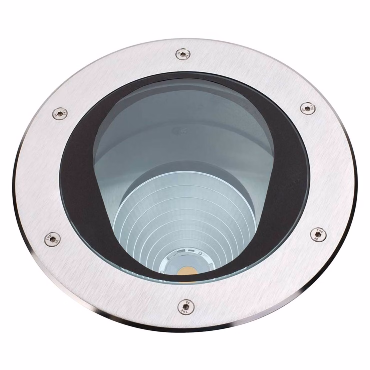 Albert Leuchten Titus 16W orientabile, fattotto da incasso a terra con tecnologia LED, Alluminio / Grigio / Zincato, Alluminio, Faretto da incasso da terra