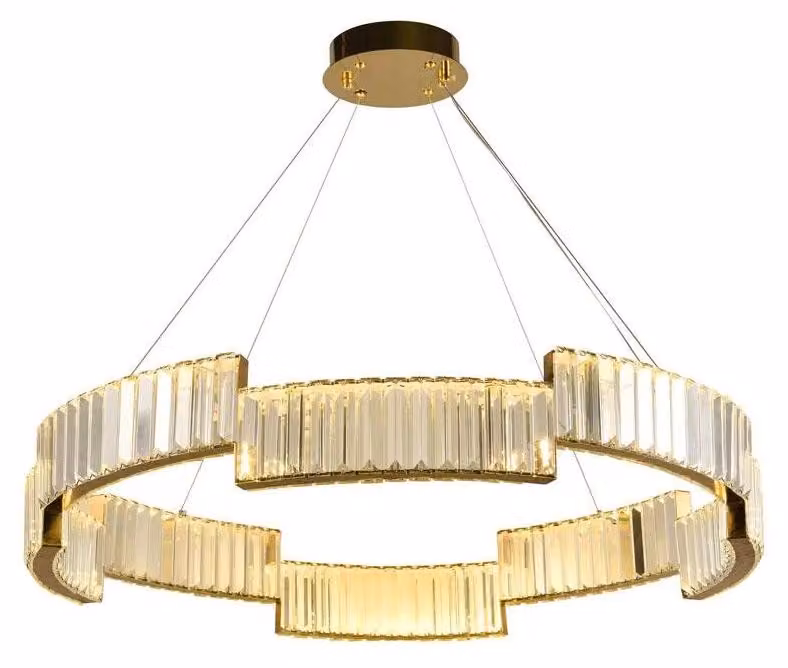 Lampadario a cristalli a LED con telecomando, 60W - J6323/C