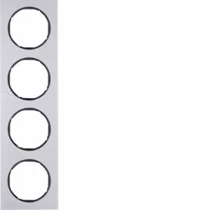 Berker 10142284 Cornice in alluminio/nero Berker R.3