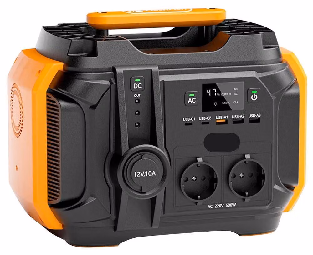Centralina portatile – Batteria mobile – Batteria esterna – Stazione di ricarica – Capacità di 540 Wh