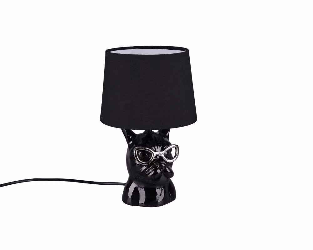Lampada da tavolo DOSY bianco e nero 1xE14x40W Vetroceramica / gesso dimensioni: 29x18x18 cm IP20 RL