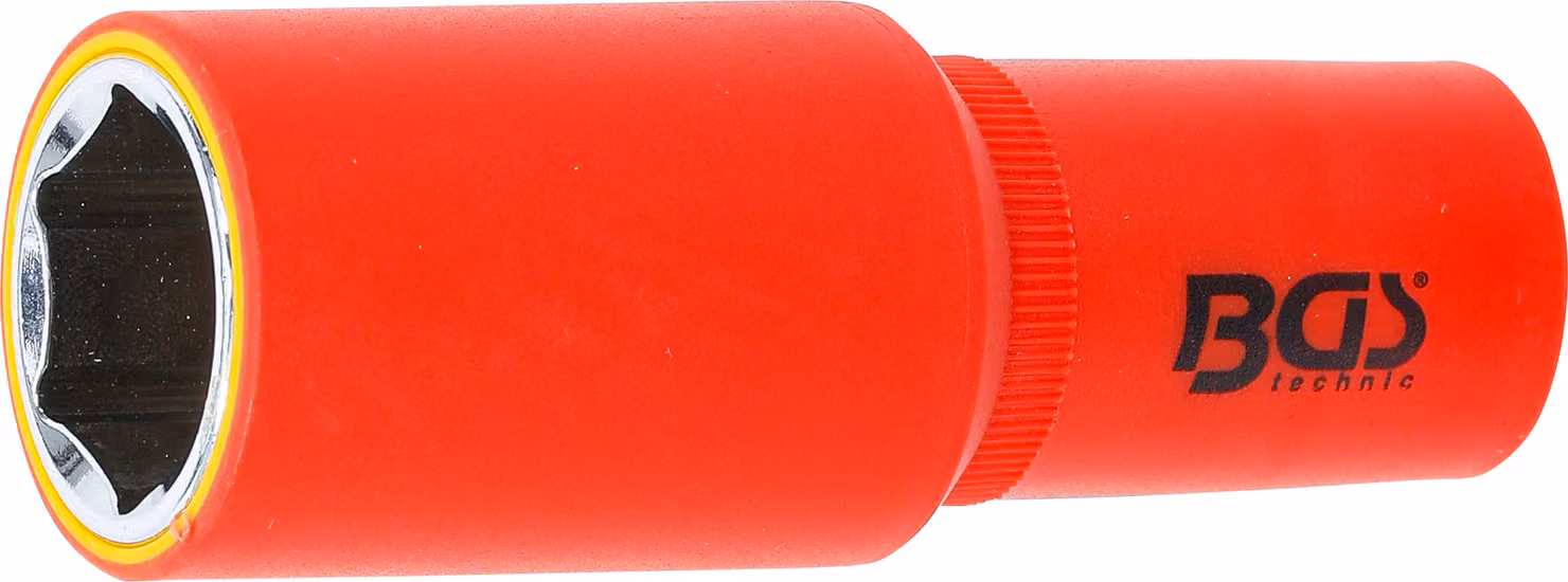 BGS VDE Chiave a bussola esagonale a comando quadrato 12,5 mm (1/2") SW 22 mm - 72072