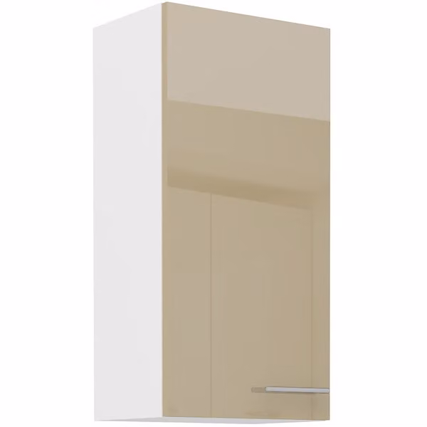 Pensile alto LAJLA - larghezza 45 cm, cappuccino / bianco