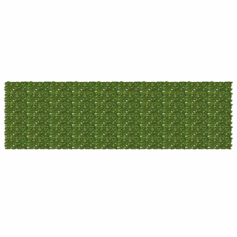 vidaXL Schermo per balcone con siepe artificiale Verde e Giallo L: 500 cm, H: 150 cm