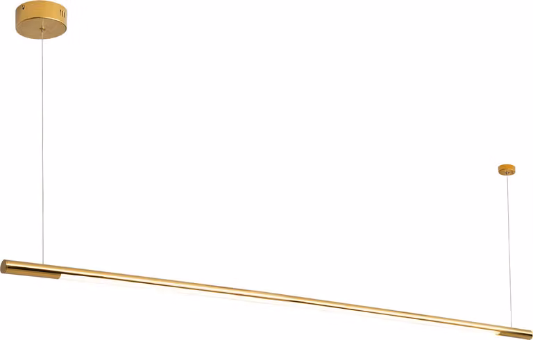 Lampadario a LED ORGANIC dorato 26 W, bianco caldo 2210 lm, metallo, dimensioni: 150 x 150 x 2 cm, IP20, Maxlight