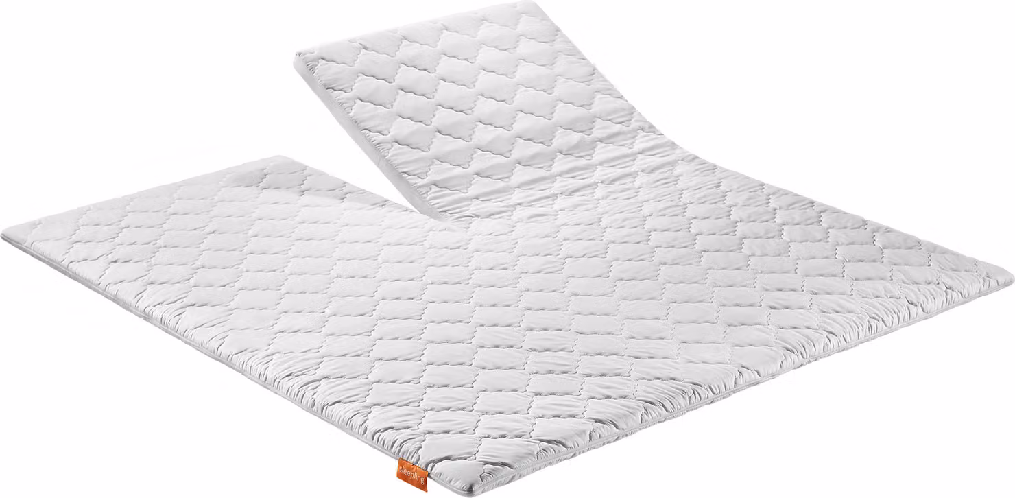 Materasso topper in schiuma fredda ortopedica, 180 x 200 cm, adatto a tutti i materassi e i letti, sleepling
