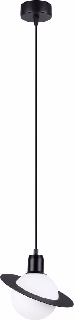 Lampada a sospensione TITANO nera 1xG9x8W in metallo, dimensioni: 125x20x20 cm, IP20, Pure Lume