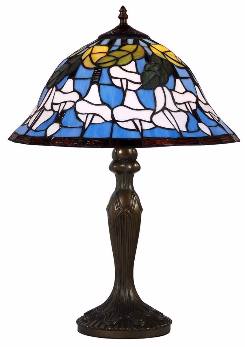 Casa Padrino Lampada da tavolo Tiffany Multicolore Ø 40,5 x H. 59 cm - Lampada da tavolo composta da numerosi pezzi di mosaico di vetro