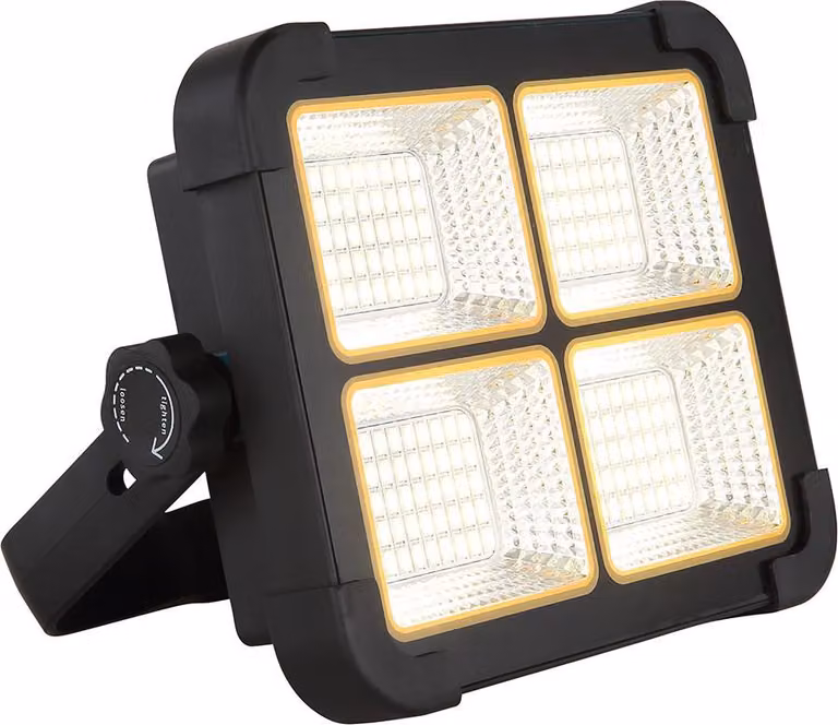 Luce solare a LED, faretto, IP44, nero, dimmerabile, H 14,5 cm