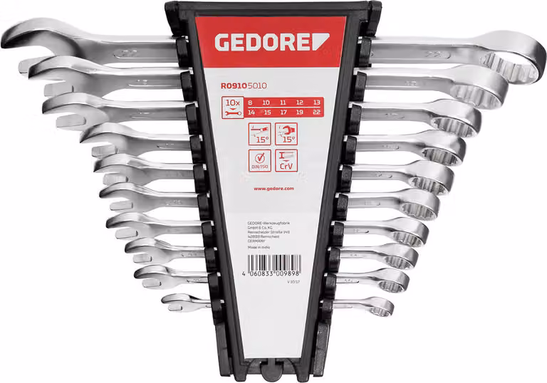GEDORE red Ringmaulschl.Satz SW8-22mm 10tlg (R09105010)