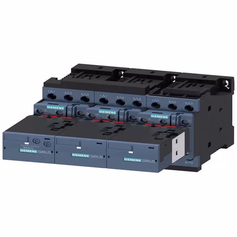 Combinazione stella-triangolo Siemens AC3, 11 kW/400 V, 24 V CC, 3 poli, S0 3RA24238XF321BB4
