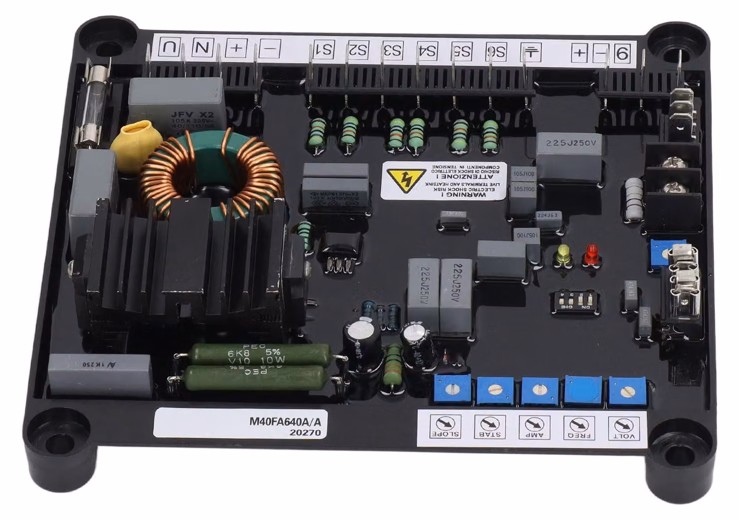 Regolatore di tensione automatico, generatore ABS isolante AVR per Marelli 150–278 V, 50–60 Hz