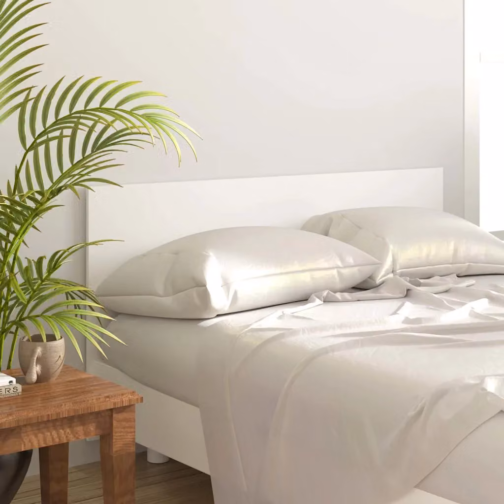 Testiera per Letto vidaXL in Legno Multistrato Bianca, L 160 cm, H 80 cm, P 1,5 cm