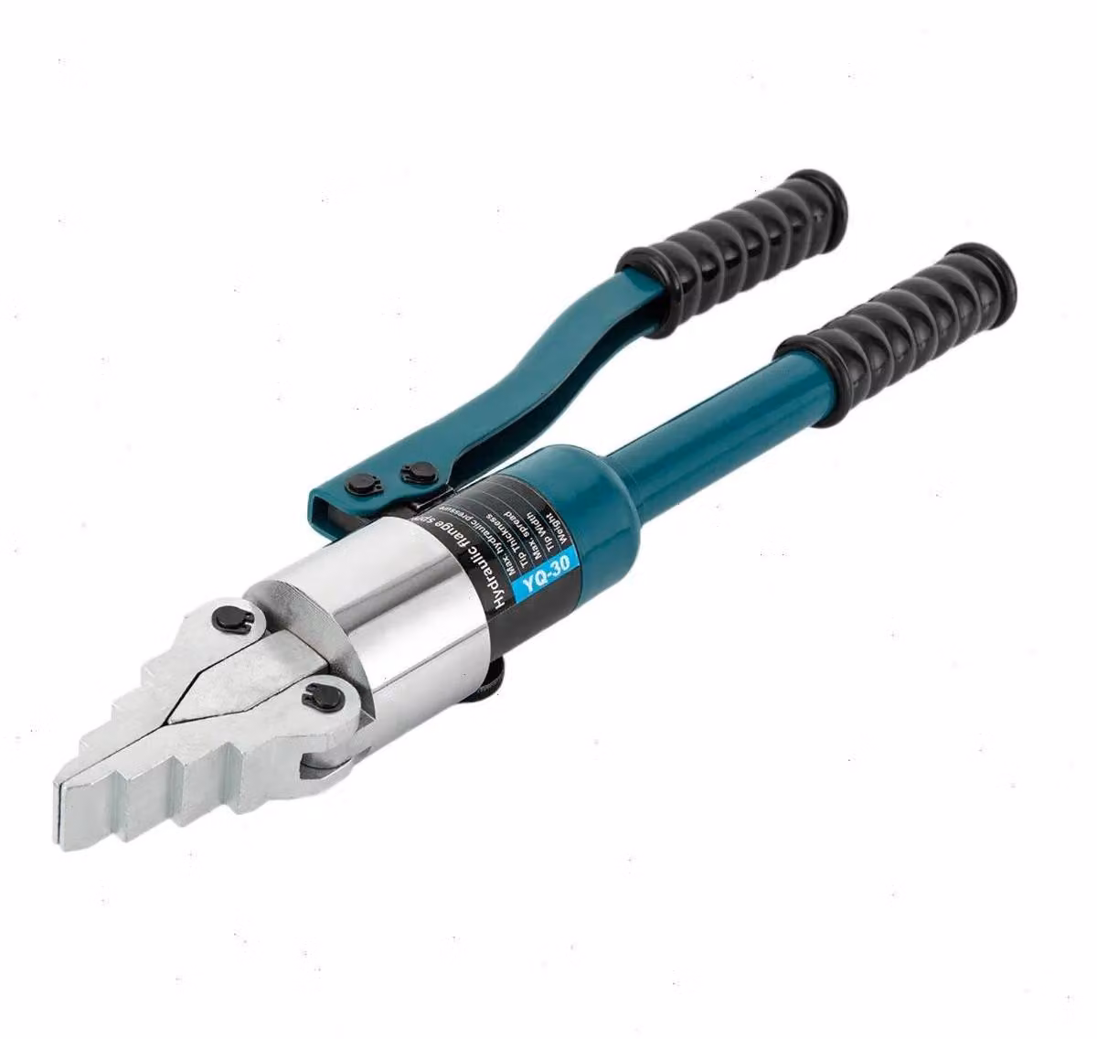 Spaccafuori idraulico portatile per flange - Dispositivo manuale per la rimozione di flange - Capacità di pressione: 8 tonnellate - Espansione: 30 mm - Acciaio legato - Pompa integrata - Colore: blu
